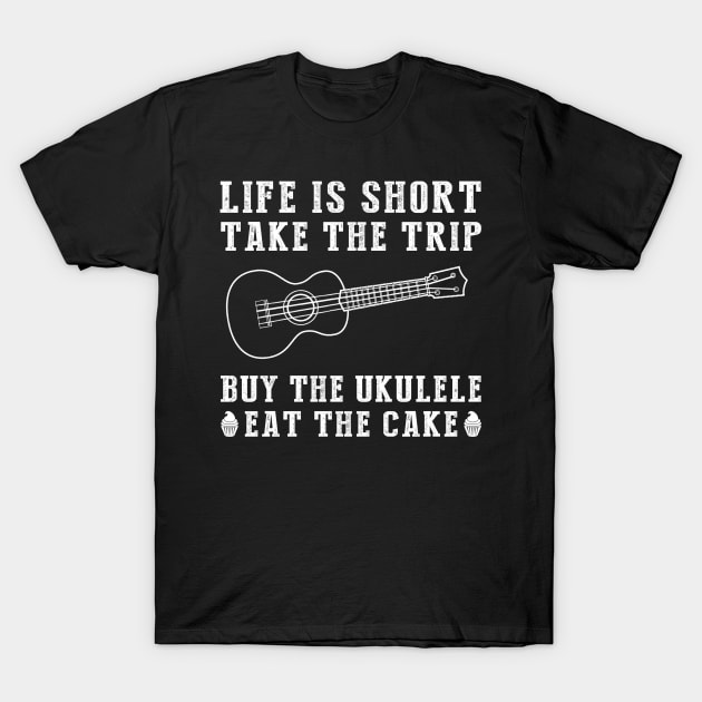 Ukulele Serenade: Strumming through Life's Adventures with Sweet Melodies! T-Shirt by MKGift